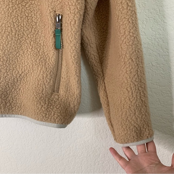 Patagonia womens retro pile fleece marsupial pull over sweater M - Picture 3 of 9